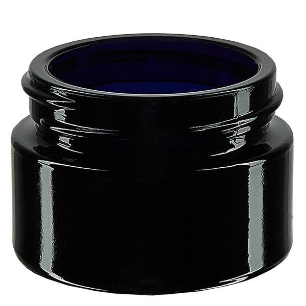 Cosmeticapot violetglas 30ml, zonder sluiting Cosmeticapot violetglas 30ml, zonder sluiting