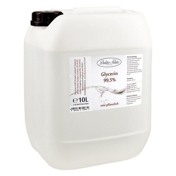 Glycerine 99.7% in 10 liter HDPE bus VR - E 422