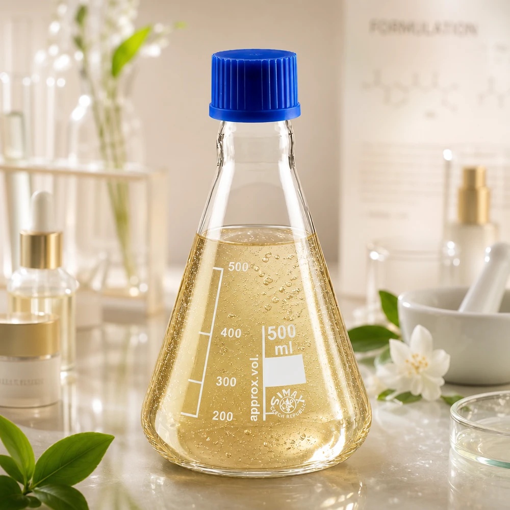 Erlenmeyer 500ml glas met nauwe hals borosilicaat met schroefdraad en sluiting Labbekerglas Erlenmeyer 500ml met brede bodem voor een stabiele stand tijdens het experimenteren