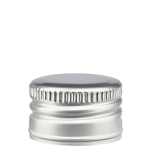PP22 zilver Aluminium sluiting zonder rolrand PP22 zilver Aluminium sluiting zonder rolrand