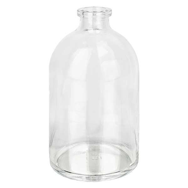 Injectiefles helder glas 100ml Injectiefles helder glas 100ml