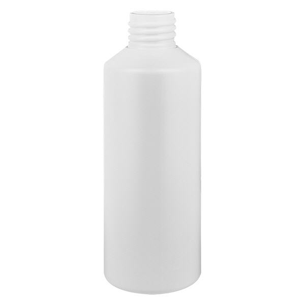 PET cilinderfles 100ml wit, S20x3, zonder sluiting PET cilinderfles 100ml wit, S20x3, zonder sluiting