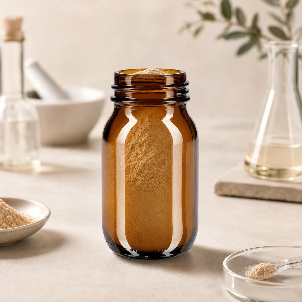 Fles met wijde hals 100 ml bruin glas met DIN 32 opening zonder sluiting Laborqualität Weithalsflasche aus braunem Glas 100ml für professionelle Anwendung