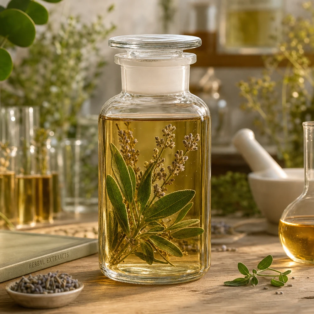 Apothekersfles 500 ml wijde hals helder glas incl. glazen stop Bolvormige glazen fles van 500 ml met brede hals en luchtdichte glazen stop voor extracten