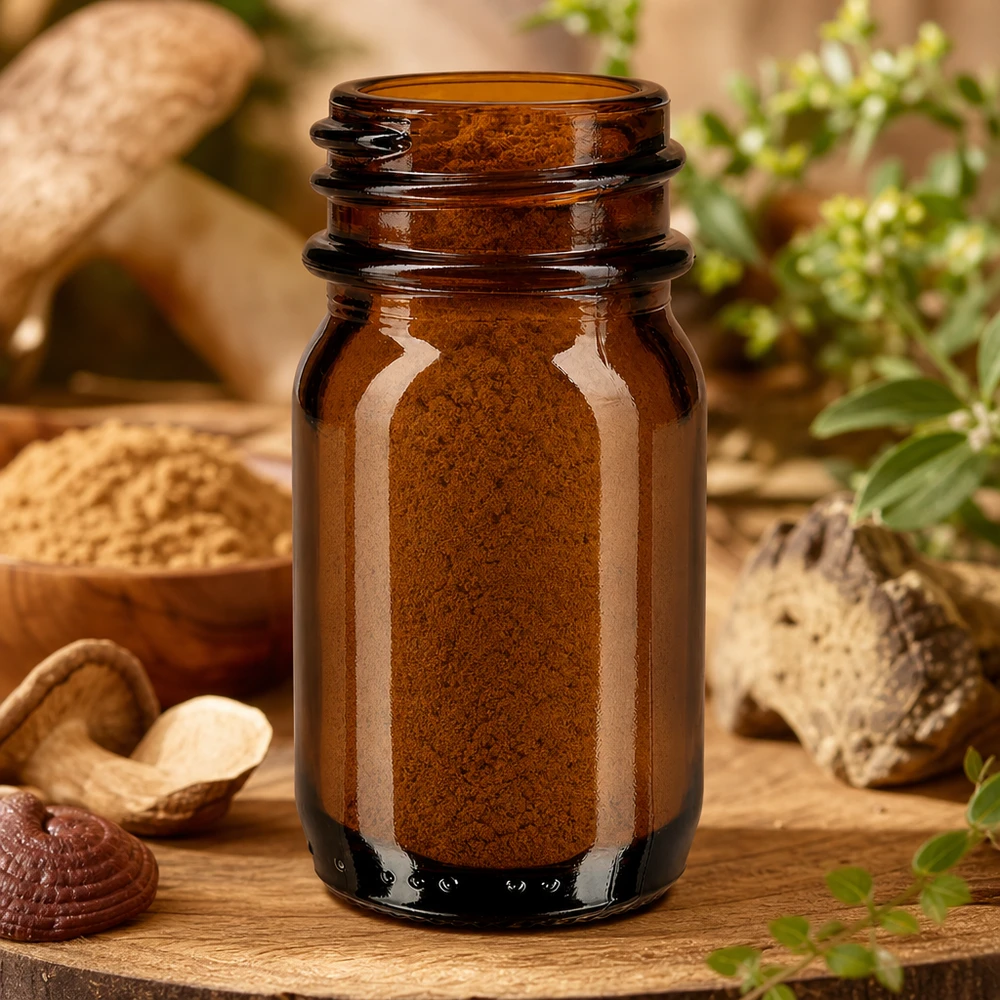 Fles met wijde hals 30 ml bruin glas met DIN 32 opening zonder sluiting Klein 30 ml flesje met wijde hals van amberkleurig glas van hoge kwaliteit voor poeders en tabletten