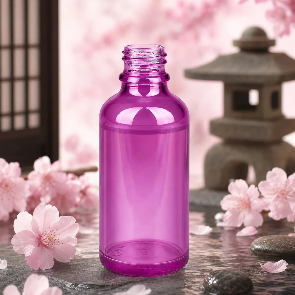 50ml apothekersfles PurpleLine UT18/50 UNiTWIST Paarse precisiefles PurpleLine UT18/50 UNiTWIST 50ml voor exacte dosering van actieve ingrediënten