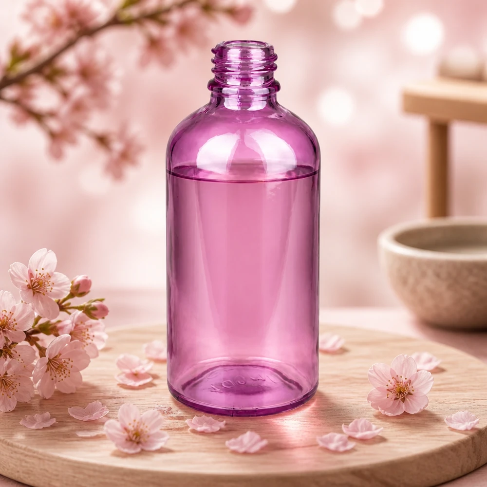 100ml apothekersfles PurpleLine UT18/100 UNiTWIST Stijlvolle PurpleLine 100 ml apothekersfles met klassieke vorm voor beauty- en wellnessproducten