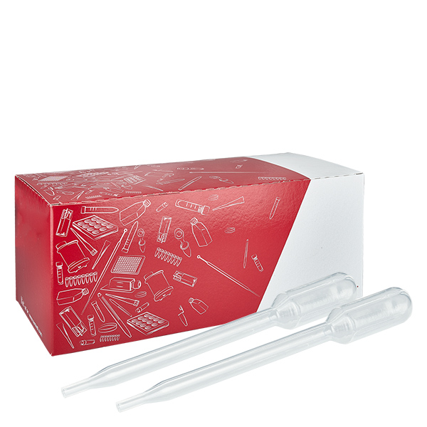 Transferpipet, nominaal volume: 1 ml, (LxB): 87 x 10 mm, Mater