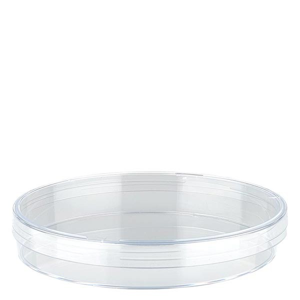 Petrischaal van polystyreen ongedeeld 94x16mm met noppen Petrischaal van polystyreen ongedeeld 94x16mm met noppen