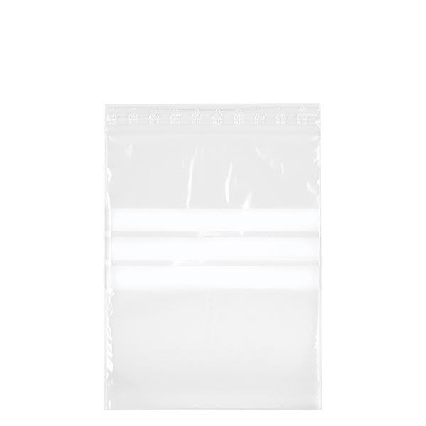 100 PolyZip-zakken 250x350mm met etiket dikte: 50 mµ 100 PolyZip-zakken 250x350mm met etiket dikte: 50 mµ