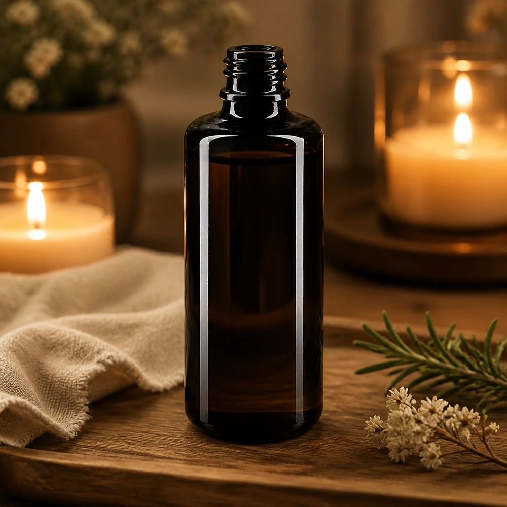 Violetglas fles 100ml DIN 18 (Mironglas) Praktische 100ml Orion druppelfles van hoogwaardig violet glas voor professionele toepassingen