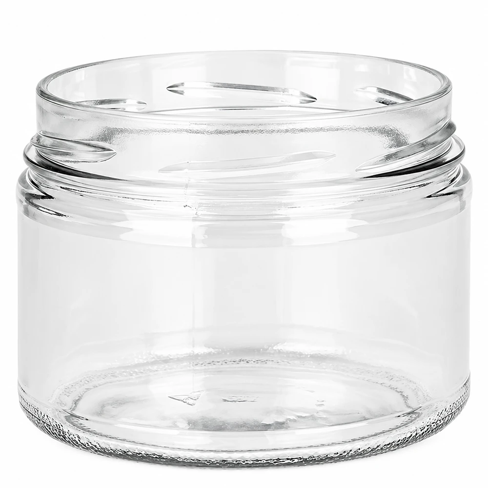 UNiTWIST Runda540 tuimelschalen 540ml TO100 inmaakpot transparant leeg zonder deksel ronde pot voor inmaak