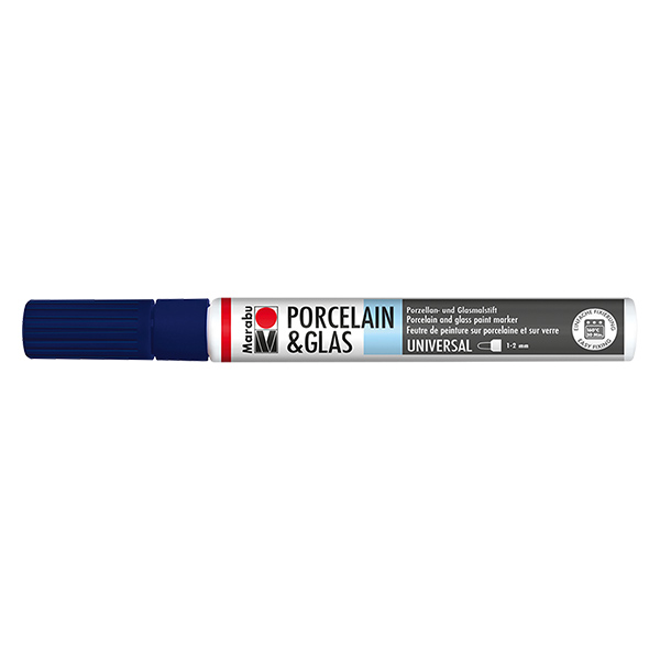 Krijt middernachtblauw 1-2mm voor glas/porselein (293)