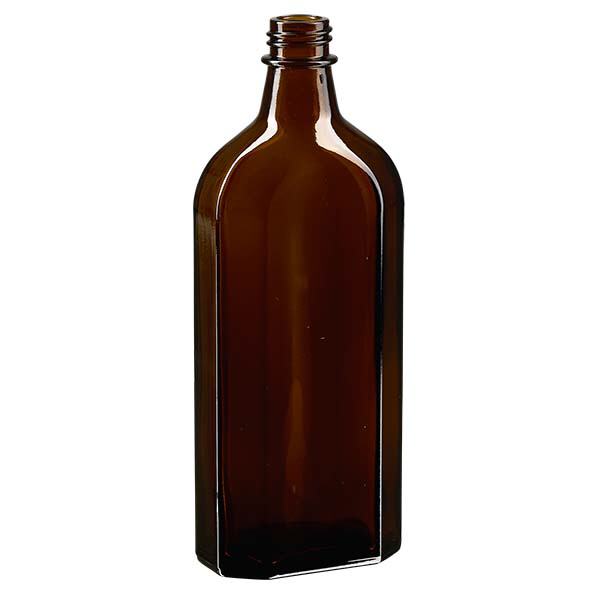 250 ml bruine meplatfles met DIN 22 monding 250 ml bruine meplatfles met DIN 22 monding