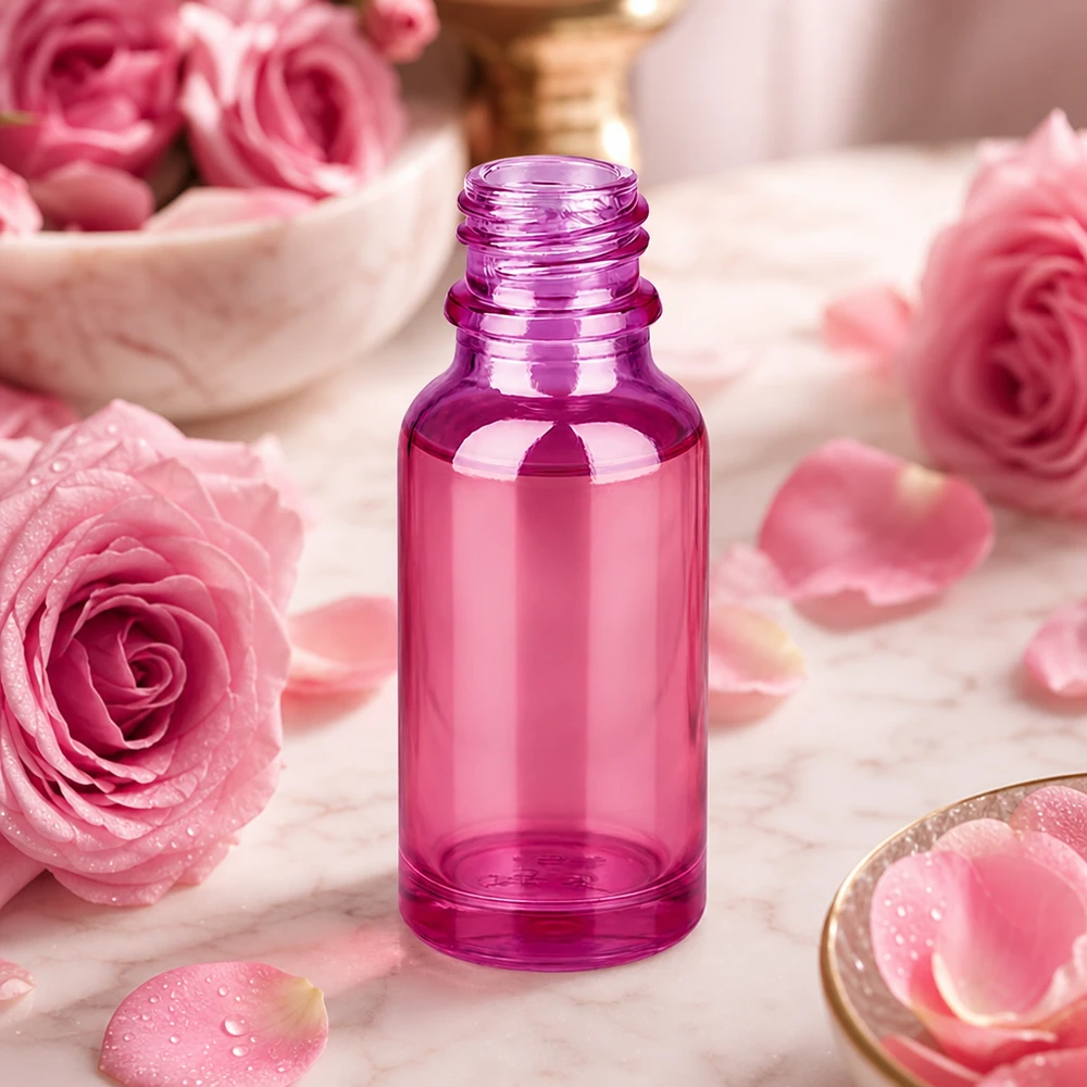 20ml apothekersfles PurpleLine UT18/20 UNiTWIST Handig 20ml apothekersflesje PurpleLine paars glas UT18 20 UNiTWIST voor serums en tincturen