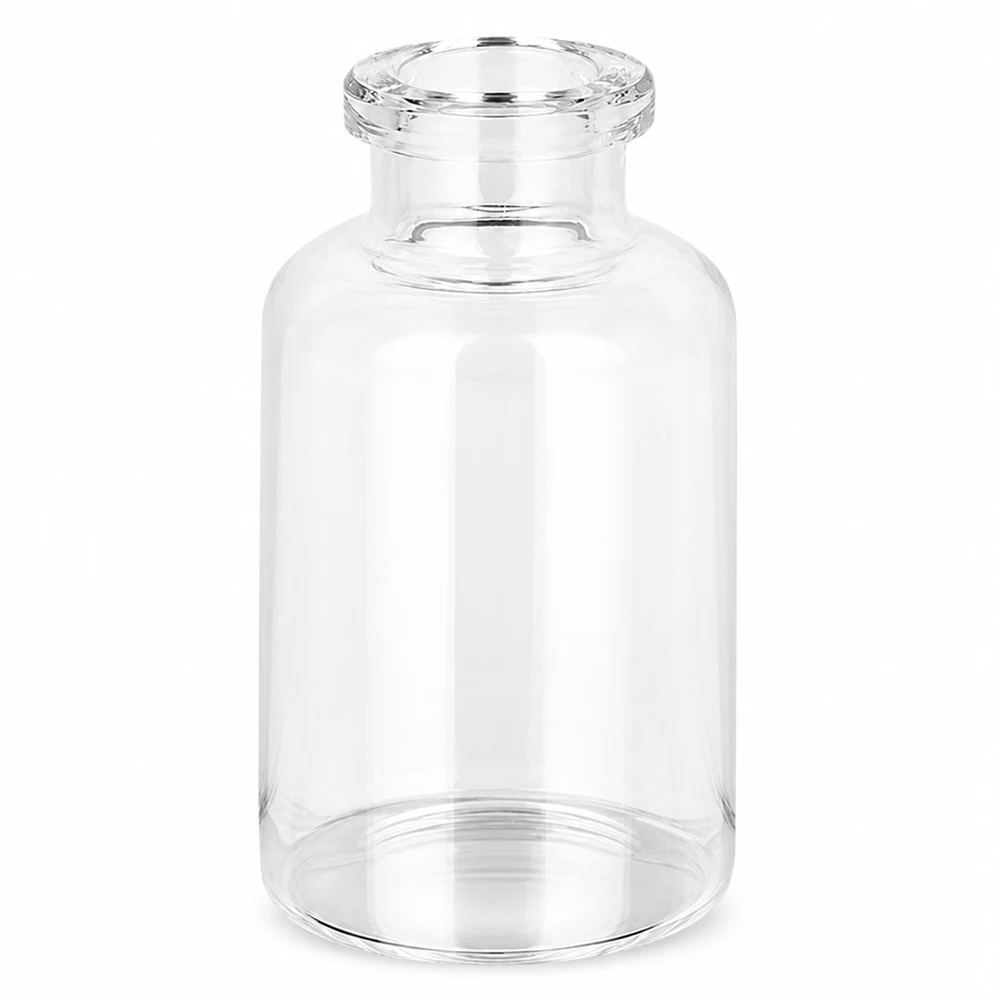 Injectiefles helder glas 20ml Pharmazeutische Klarglasflasche 20ml für Injektionspräparate mit typischer Vialdosierform