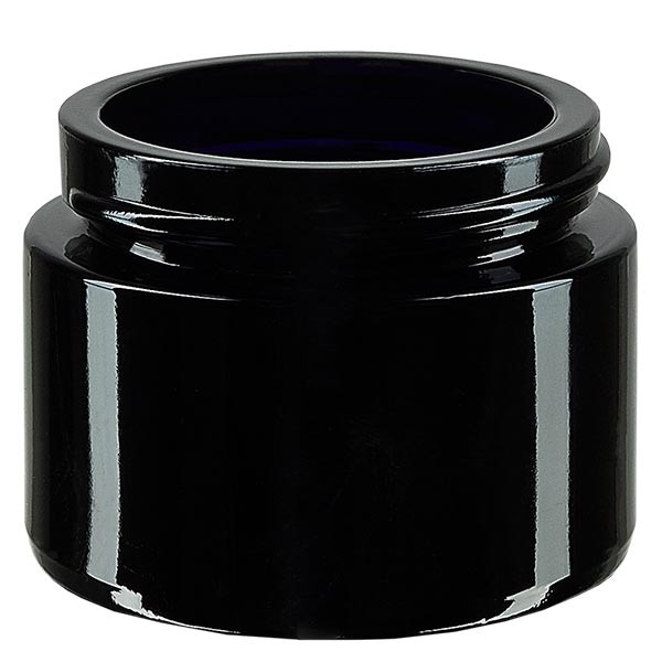 Cosmeticapot violetglas 50ml, zonder sluiting Cosmeticapot violetglas 50ml, zonder sluiting