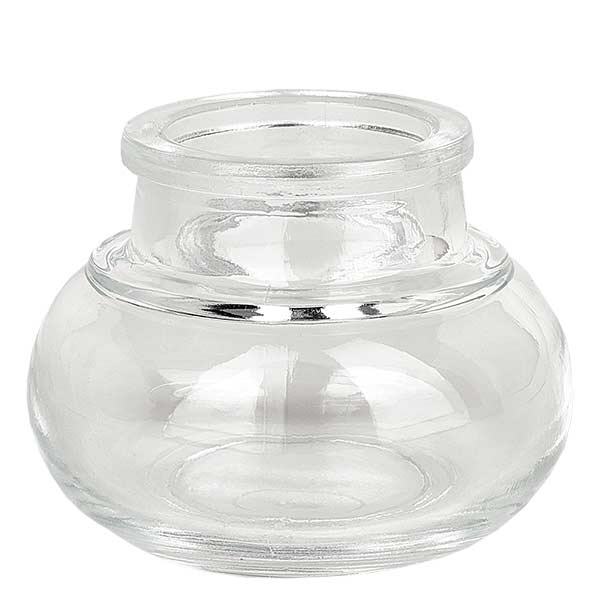 Kurkfles Belly 40ml helder, opening 27 mm, zonder kurk