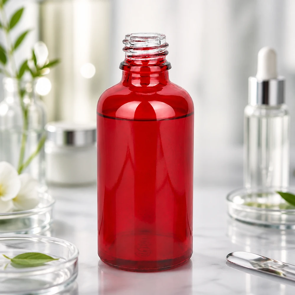Veelzijdige 50ml RedLine UT18/50 UNiTWIST fles voor cosmetica, farmacie en aromatherapie