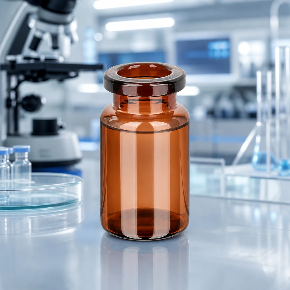 Injectiefles bruin glas 5ml Pharmazeutische Braunglas Flasche 5ml für Lyophilisation und Abfüllung von Medikamenten