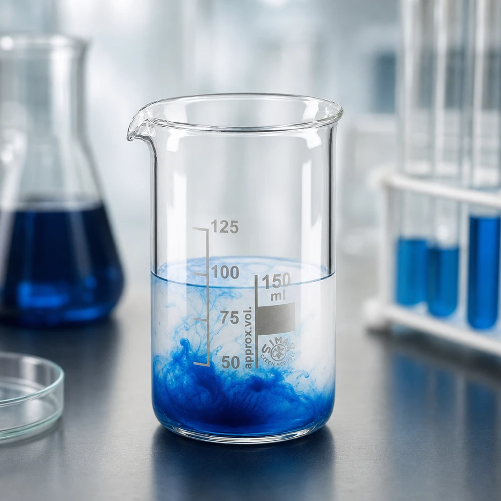 Bekerglas 150ml van hittebestendig borosilicaatglas (hoog model) Hoogvormig laboratoriumglas 150 ml, borosilicaat, met zichtbare volumemarkering tot 125 ml