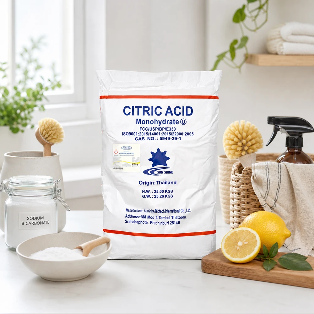 25 kg citroenzuur, E330, levensmiddelkwaliteit Hoogzuiver citroenzuurmonohydraat 25kg in een praktische bewaarverpakking voor professionele toepassingen