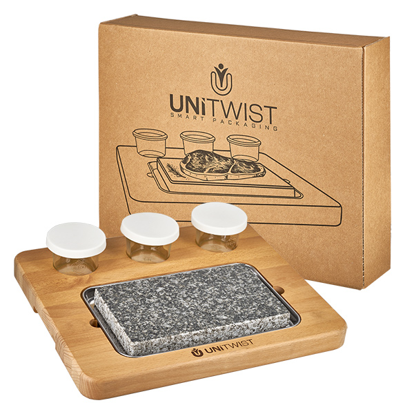 Hot Stone Grillsteenset L - binnen & buiten