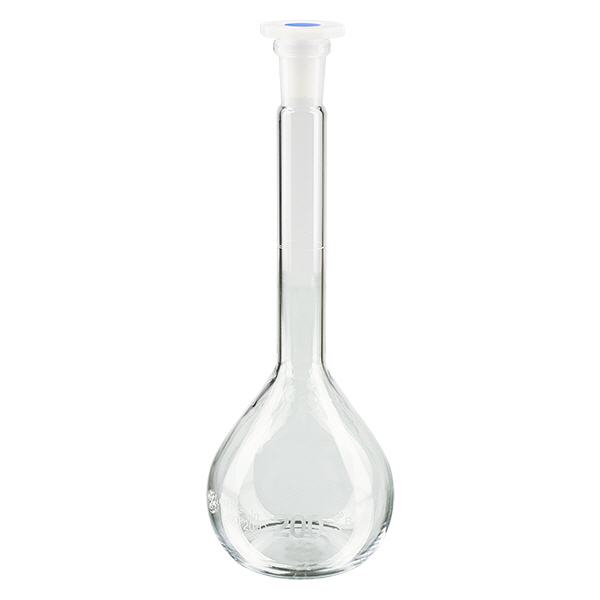Maatkolven 200ml met slijpstuk 14/23 borosilicaat incl. PEHD stop Maatkolven 200ml met slijpstuk 14/23 borosilicaat incl. PEHD stop