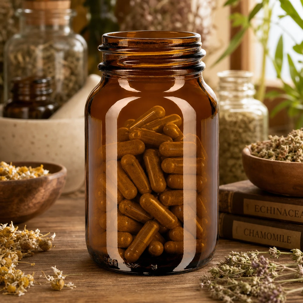 Fles met wijde hals 250 ml bruin glas met DIN 55 opening zonder sluiting Robuuste amberkleurige glazen wijdhalsfles van 250 ml voor het veilig bewaren van voedingssupplementen