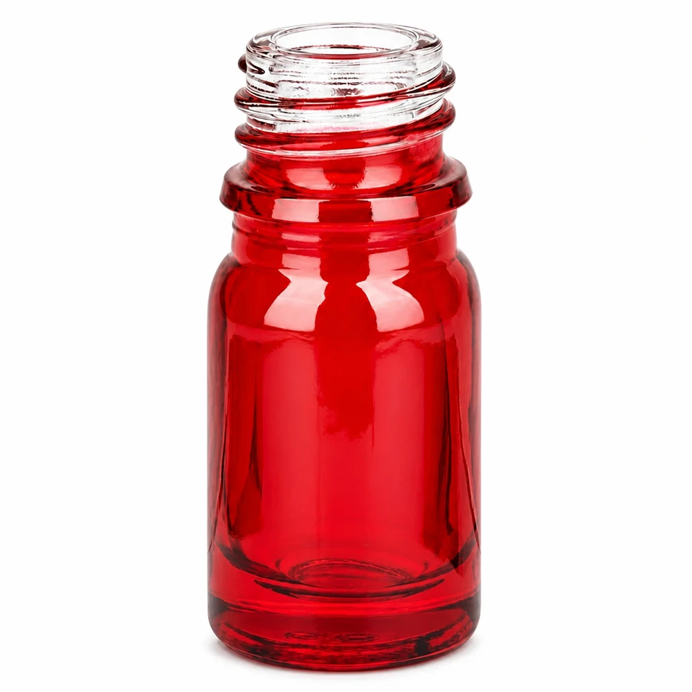 5ml apothekersfles RedLine UT18/5 UNiTWIST Compacte rode medicijnfles 5ml met UNiTWIST systeem voor apotheken en praktijken