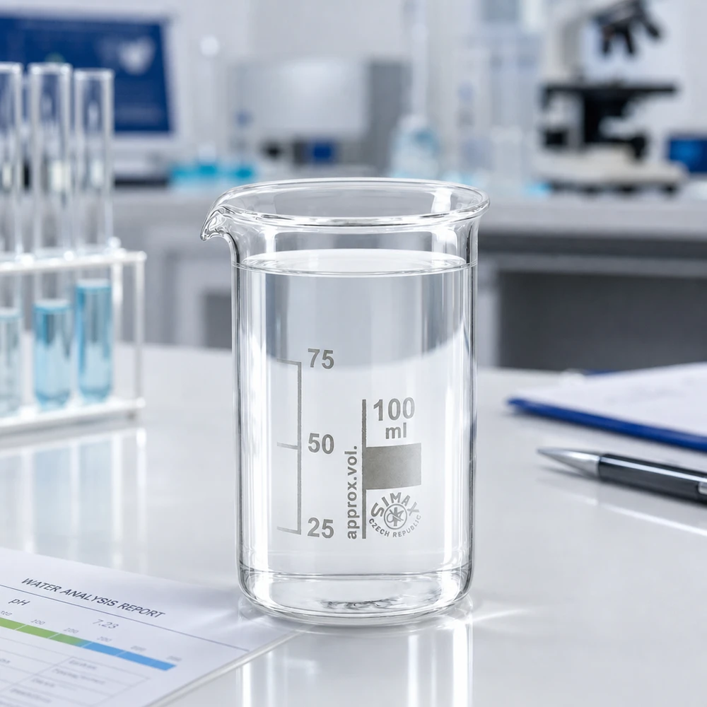 Bekerglas 100 ml van hittebestendig borosilicaatglas (hoog model) Borosilicaatglas bekerglas 100 ml, hoge cilindrische vorm met nauwkeurige schaalverdeling voor exacte volumemeting