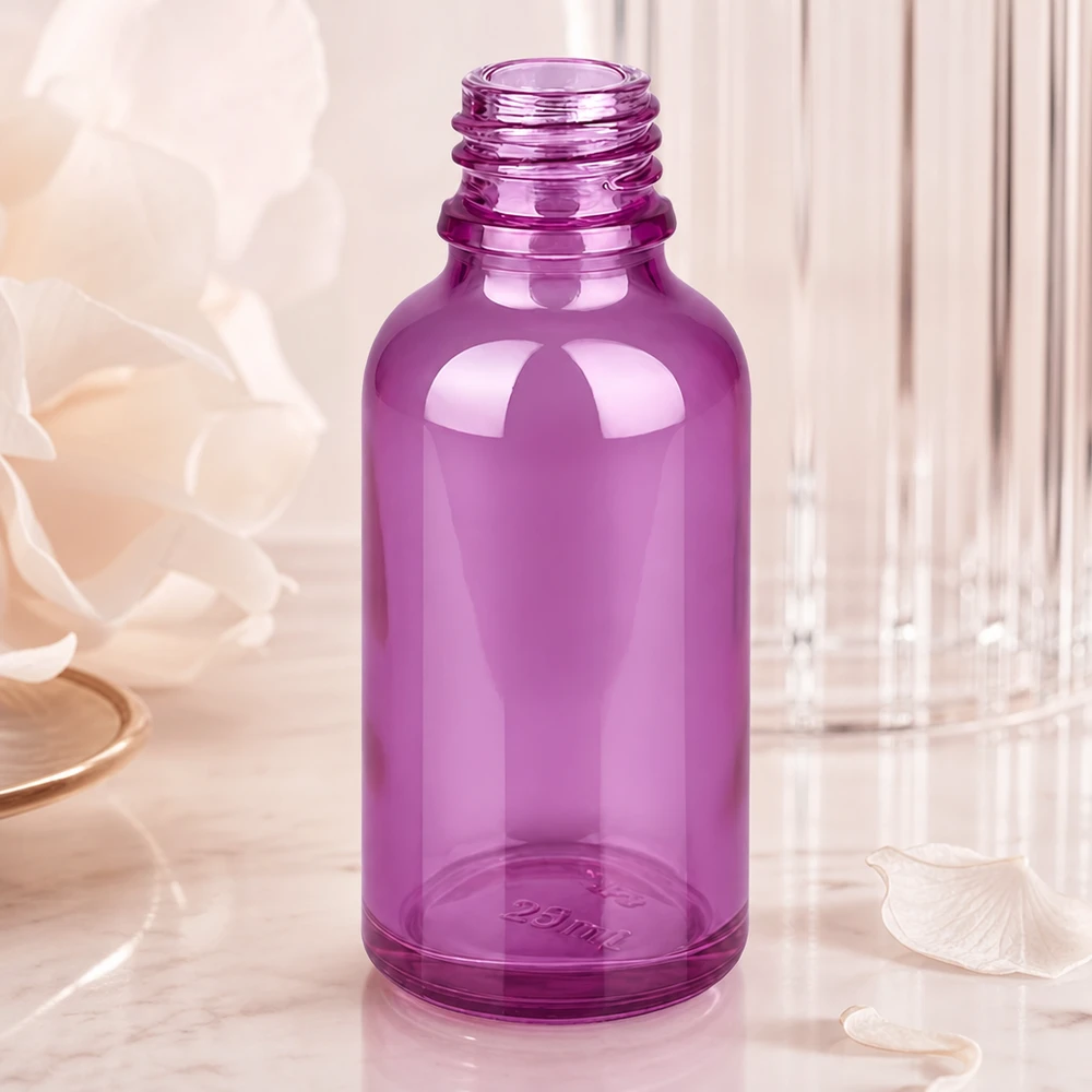 30ml apothekersfles PurpleLine UT18/30 UNiTWIST Herbruikbare 30 ml PurpleLine UT18/30 glazen fles gemaakt van robuust violet borosilicaatglas