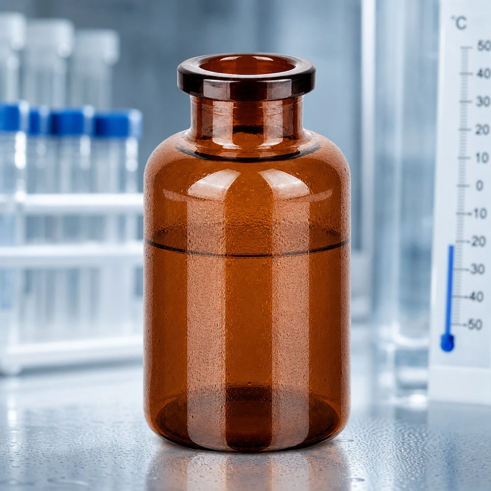 Injectiefles bruin glas 20ml Braunglas Flasche 20ml für lichtempfindliche Injektionslösungen bei Minustemperaturen