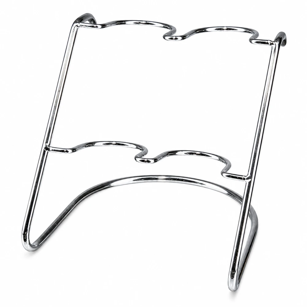 Serveerrek Flato4 voor 4 WECK-flessen Flato4 serveerrek van chroomstaal voor 4 WECK bekers - elegante glashouder voor keuken en tafel