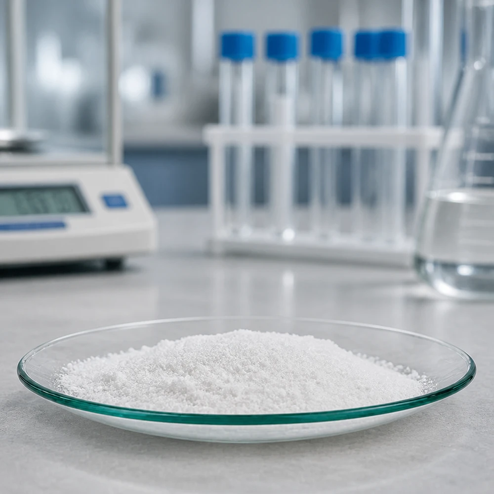 Horlogeglazen 90 mm - borosilicaatglas 3.3 - versmolten rand Vlakke glazen schaal Ø 90 mm met fijne witte korrels in professionele laboratoriumapparatuur