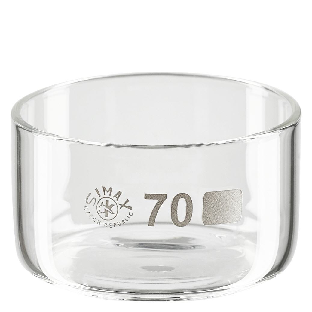Kristalliseerschaal 100ml zonder schenktuit Kristalliseerschaal 100ml zonder schenktuit
