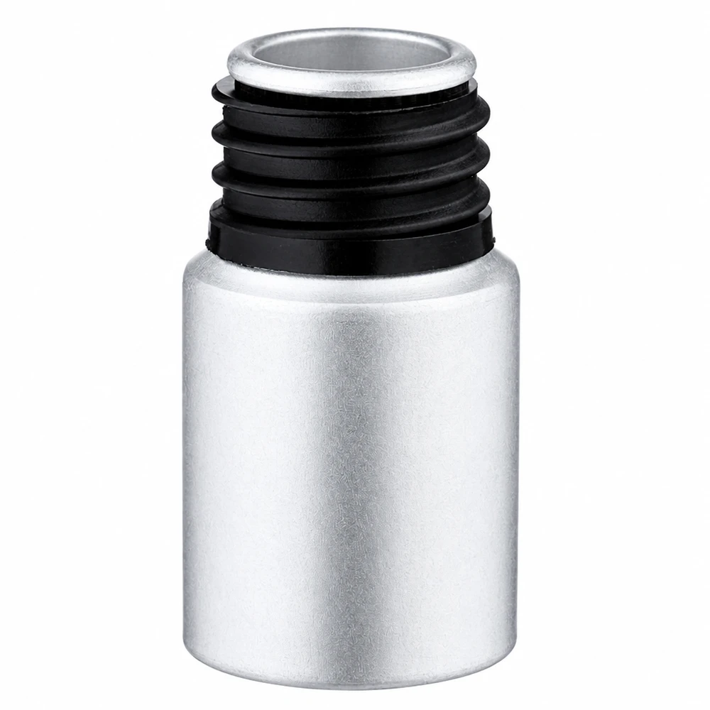 10 ml aluminium fles gebeitst zonder sluiting 10ml flesje van gekleurd aluminium met praktische schroefdop voor veilig opbergen