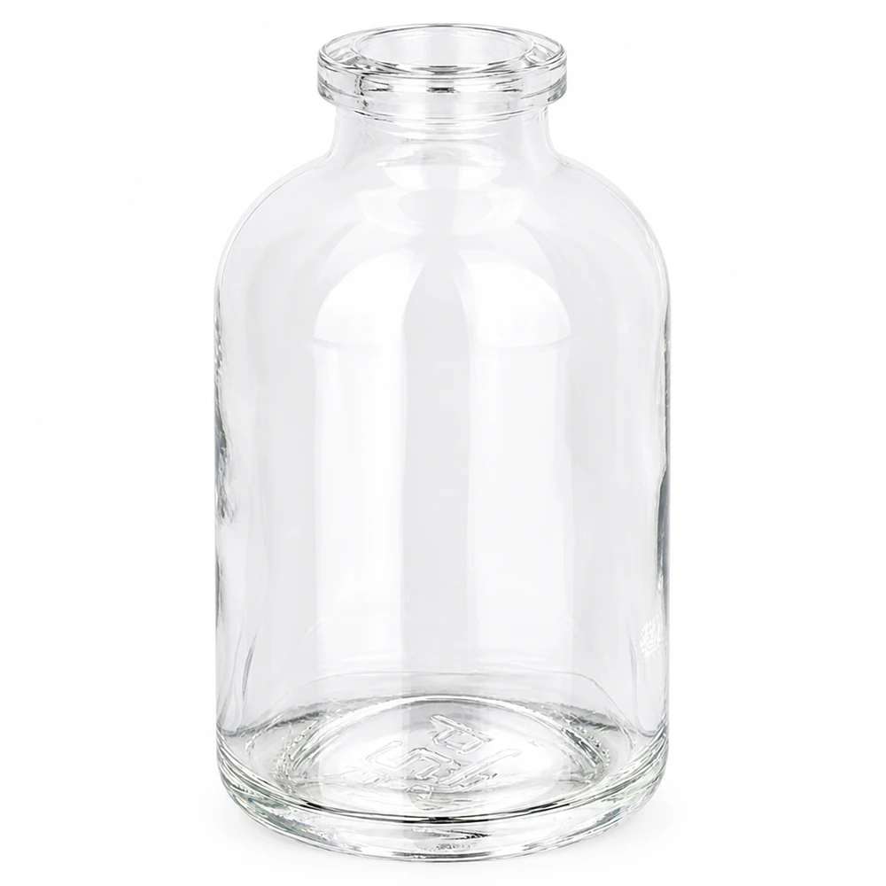 Injectiefles helder glas 50ml Medizinische Injektionsflasche 50ml Klarglas für Labor und Pharmazie