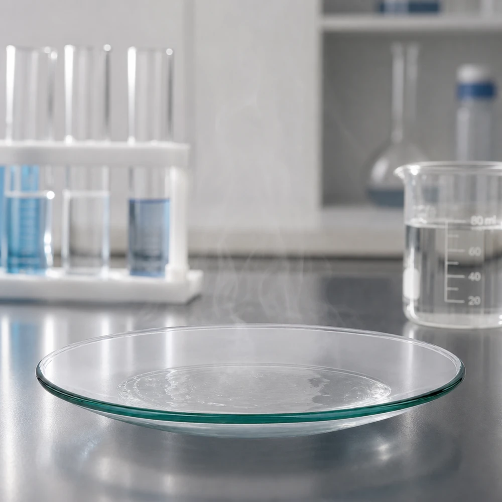 Horlogeglazen 100 mm - borosilicaatglas 3.3 - versmolten rand Chemie glazen schaal rond Ø 10 cm hittebestendig voor analyse en synthese in het laboratorium
