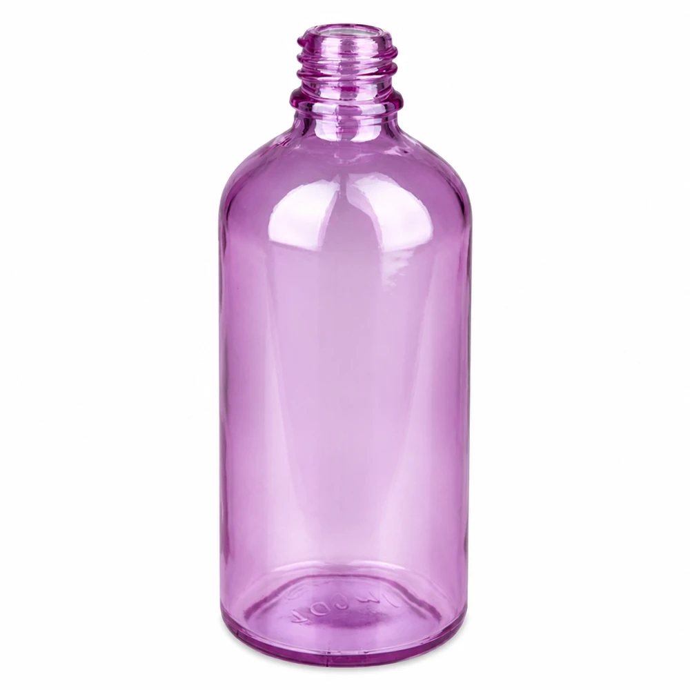 100ml apothekersfles PurpleLine UT18/100 UNiTWIST Kleine paarse PurpleLine fles van 100 ml voor farmaceutische toepassingen UT18/100