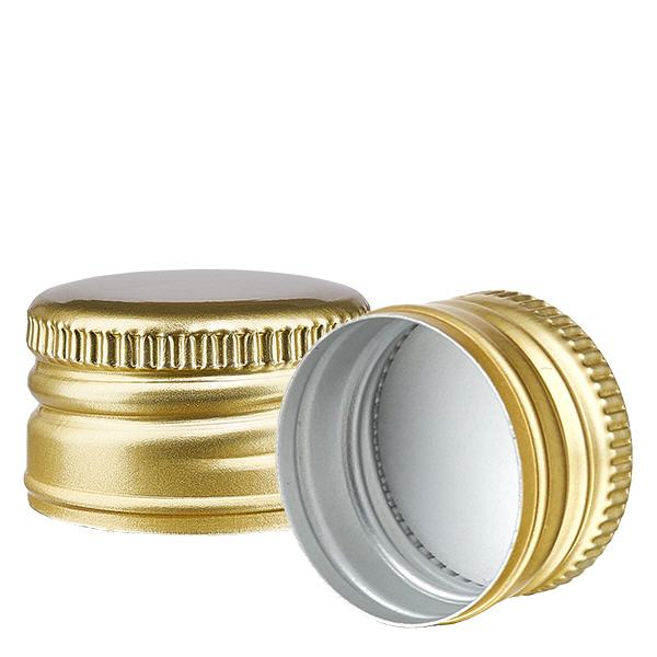 Gouden aluminium schroefdop Standaard PP28 ApoGlas Gouden aluminium schroefdop Standaard PP28 ApoGlas