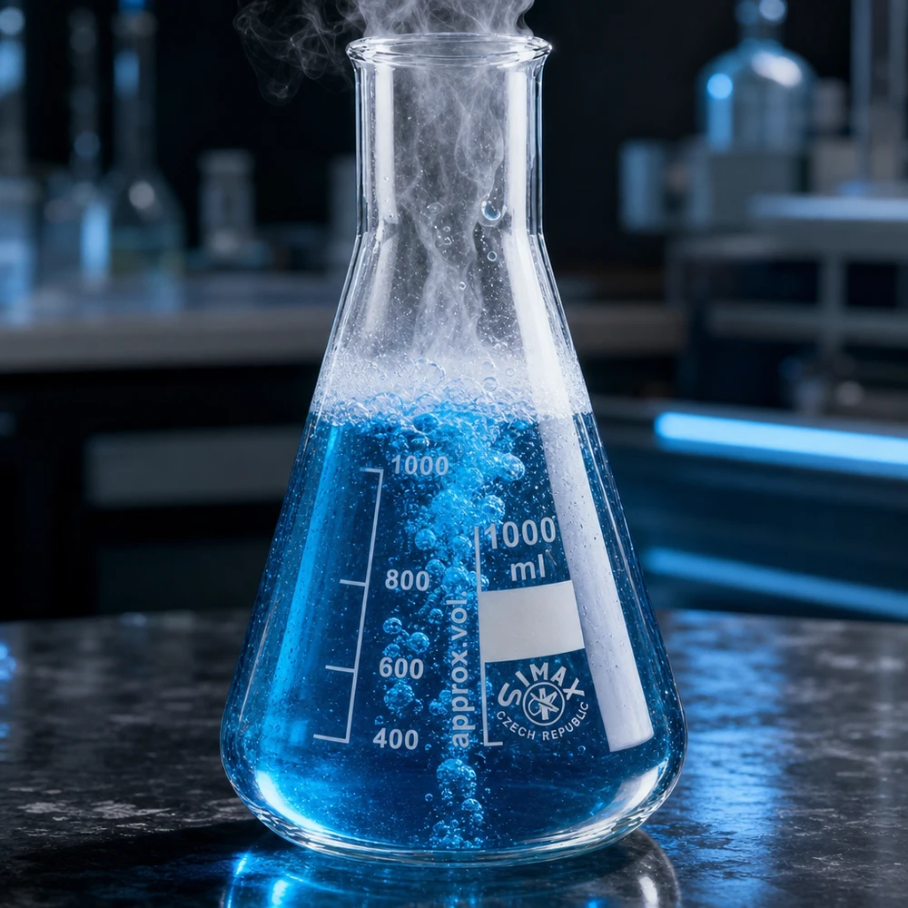 Erlenmeyer 300ml wijde hals borosilicaat met afgeronde rand Erlenmeyer 300 ml met wijde hals compact ideaal voor kleinere monsterhoeveelheden en testseries