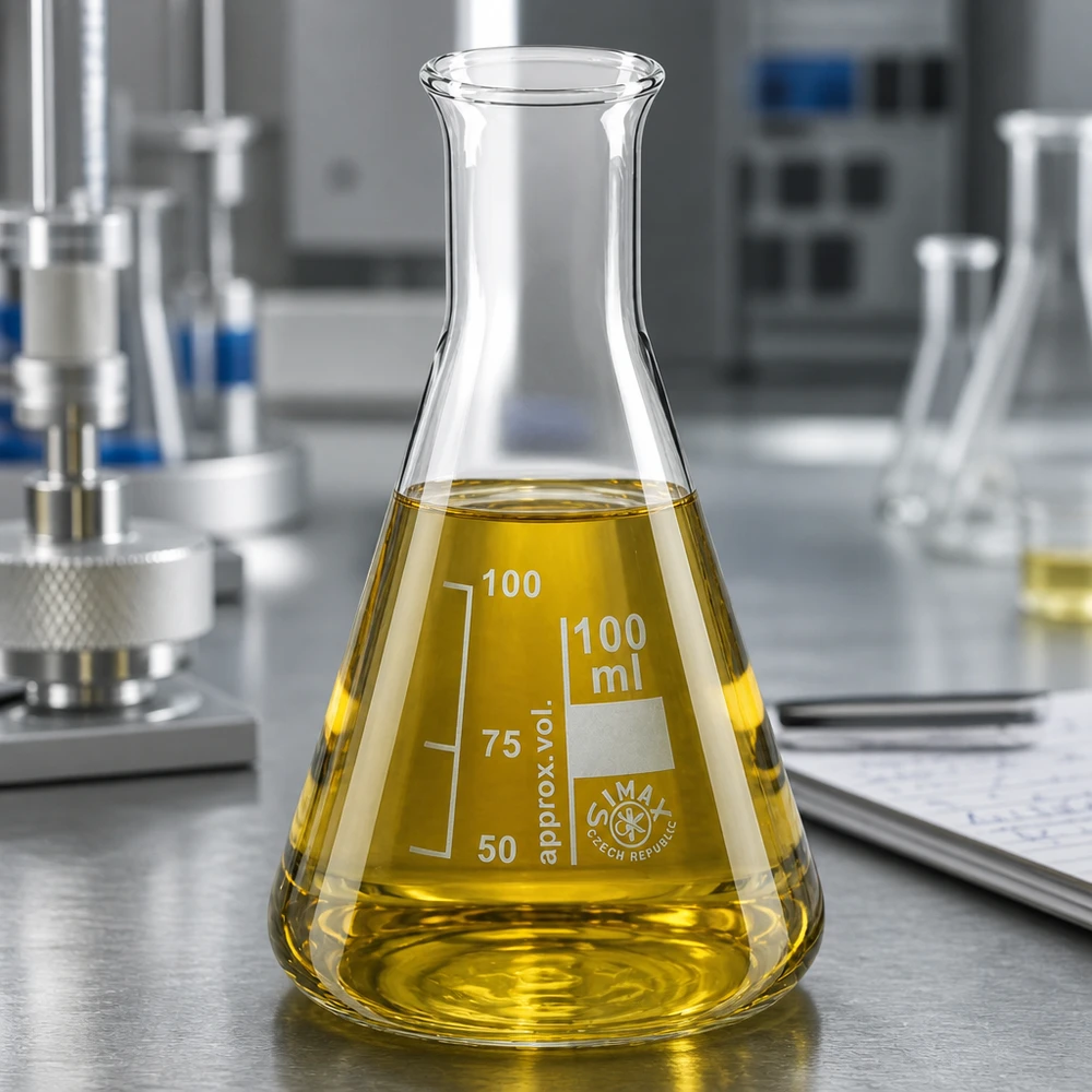 Erlenmeyer 100ml nauwe hals borosilicaat met afgeronde rand Erlenmeyer 100 ml met smalle hals voor gecontroleerde vloeistofuitwisseling bij laboratoriumtests