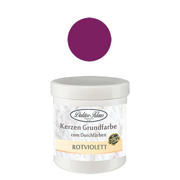 Doktor-Klaus kaarsenbasiskleur roodviolet, 7 g, in pot