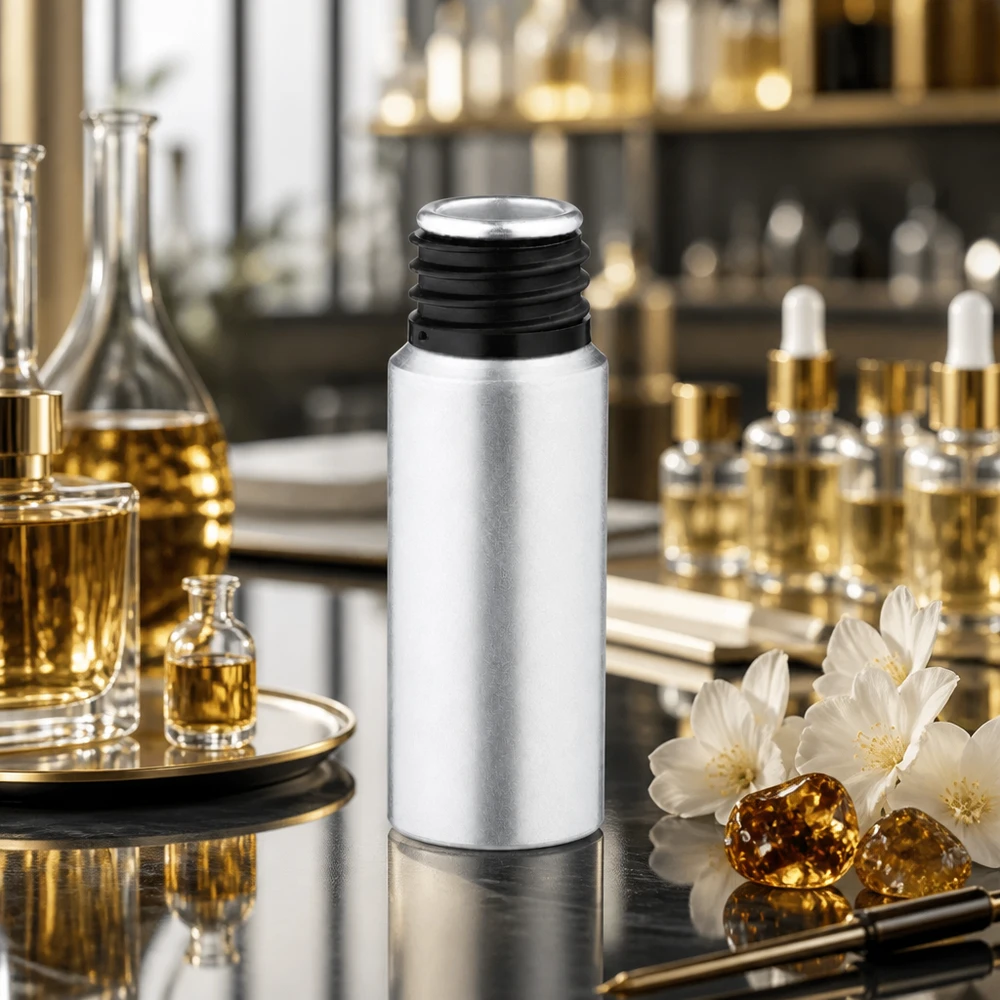 20 ml aluminium fles gebeitst zonder sluiting Herbruikbaar 20ml flesje van gepekeld aluminium met hygiënisch aluminium materiaal voor de apotheek