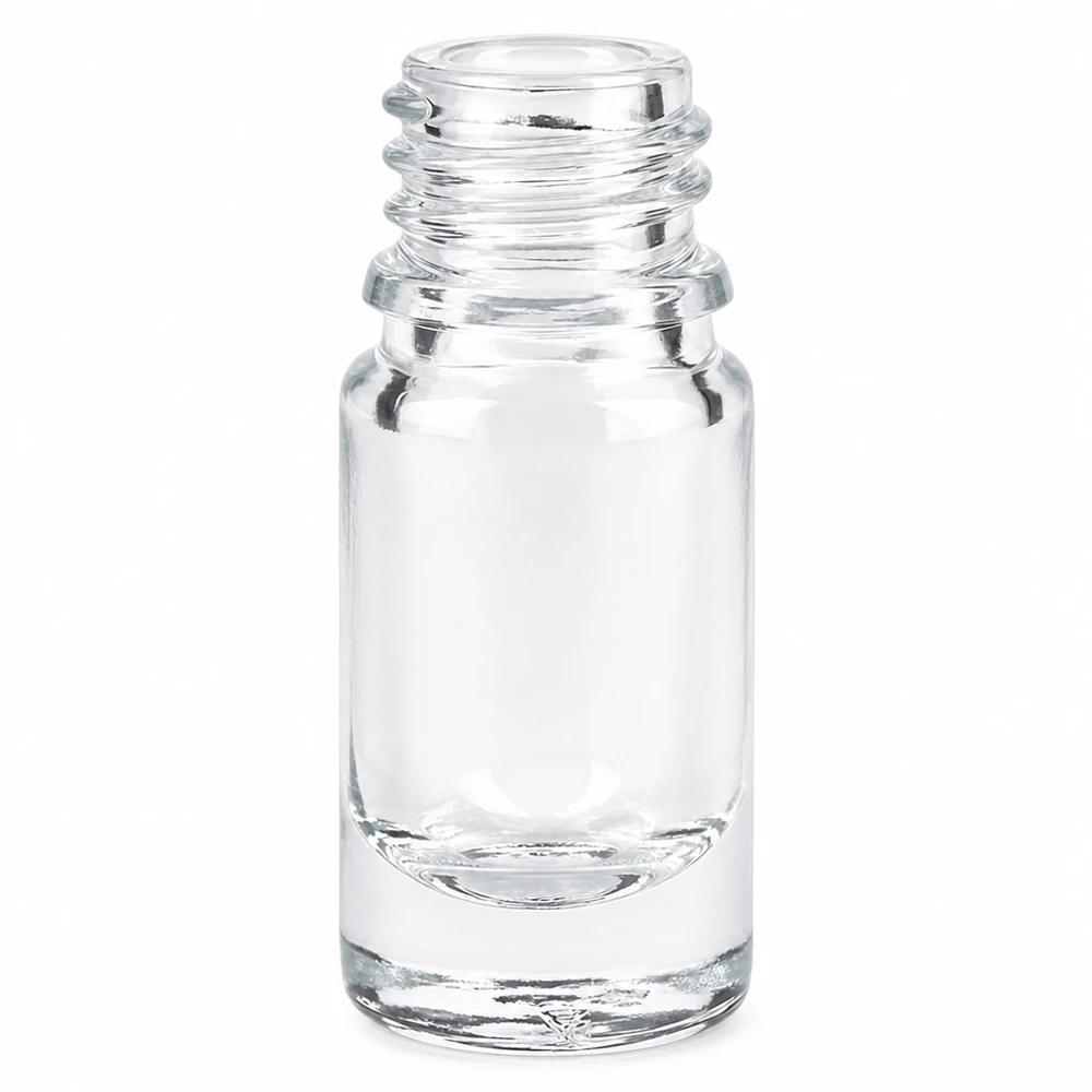 Helder glazen fles 5ml 5ml apothekersflesje ApoGlas gemaakt van transparant glas voor medicijnen en tincturen