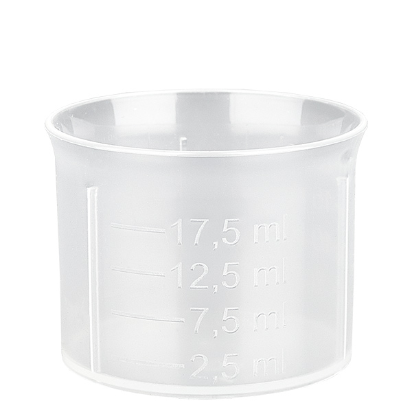 20 ml transparante doseerbeker met schaalverdeling ApoGlas 20 ml transparante doseerbeker met schaalverdeling ApoGlas