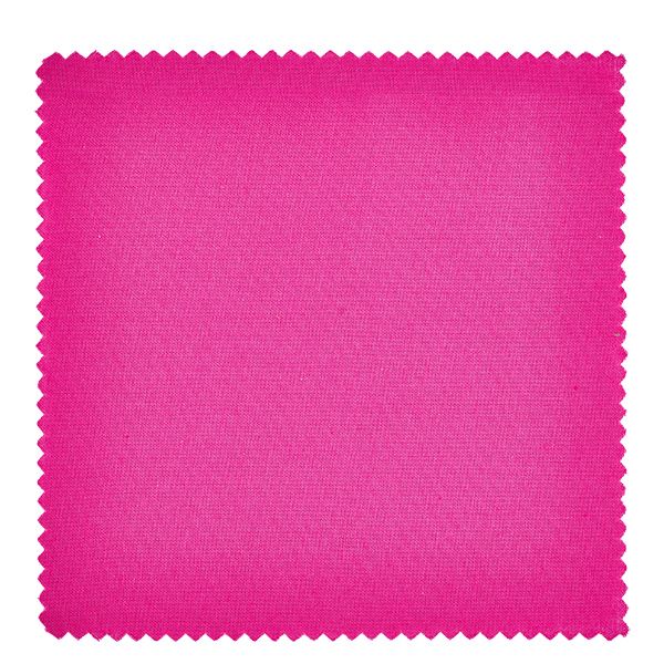 Roze stof 12cm vierkant close-up toont textuur en gekarteld gesneden detail voor sieraden doily handwerkbenodigdheden
