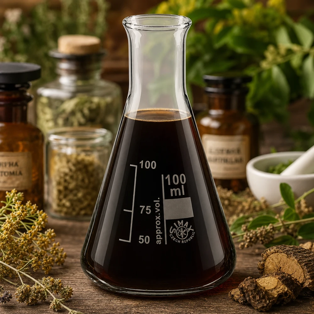 Erlenmeyer 100ml nauwe hals borosilicaat met afgeronde rand Erlenmeyer 100ml met smalle hals voorkomt spatten en verdamping van oplossingen