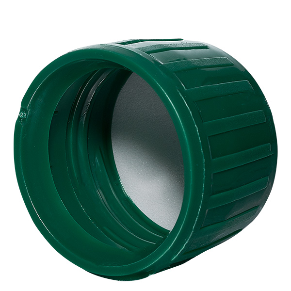 Schroefdop groen met verzegelring PP28 ApoGlas
